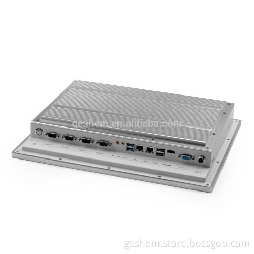 15''aluminium alloy frame 4*USB 4*COM All In One Industrial Touch Screen Panel PC Price 2 lan